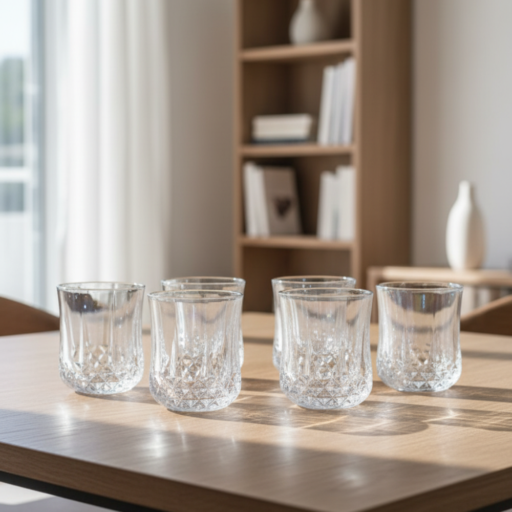 Set x 6 vasos corto Stylo Tornasol