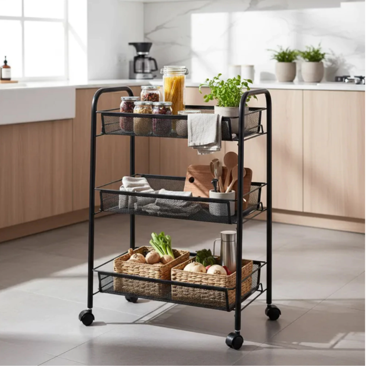 Carro Organizador Auxiliar Multiuso