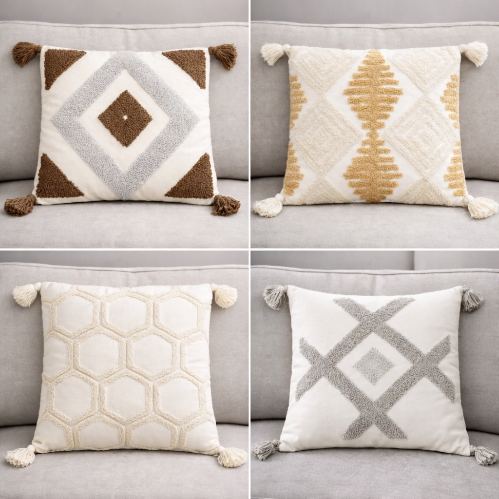 Funda de almohadón Rombos