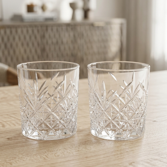 Set x6 vasos Whisky translucidos por mayor - Bazar Mayorista