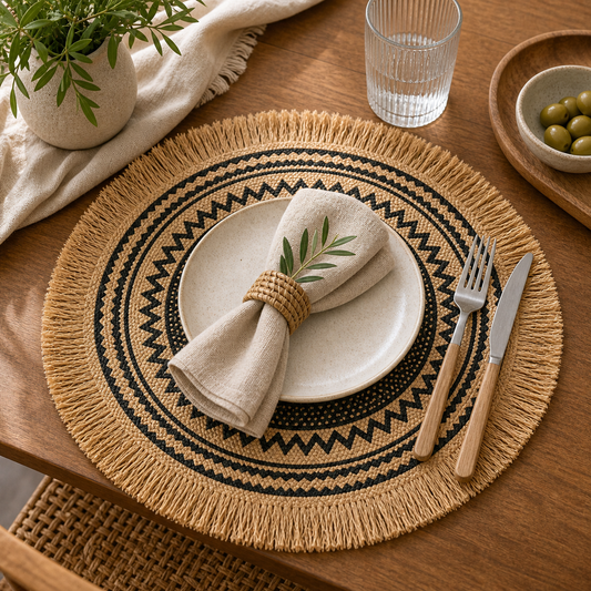 Individual Redondo Tejido Indian lifestyle RM42-26