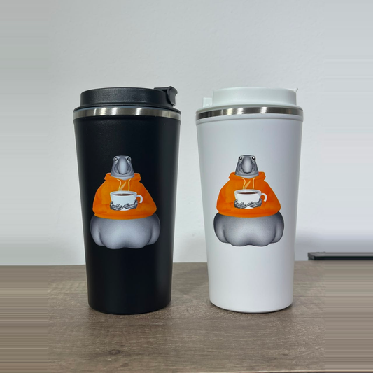 Vaso Térmico Café Blanco y Negro 500 ml - detalle 1
