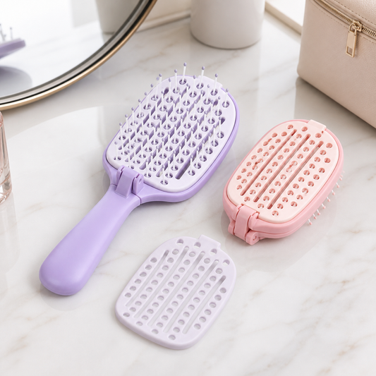 Cepillo Plegable Autolimpiante en ambiente lifestyle