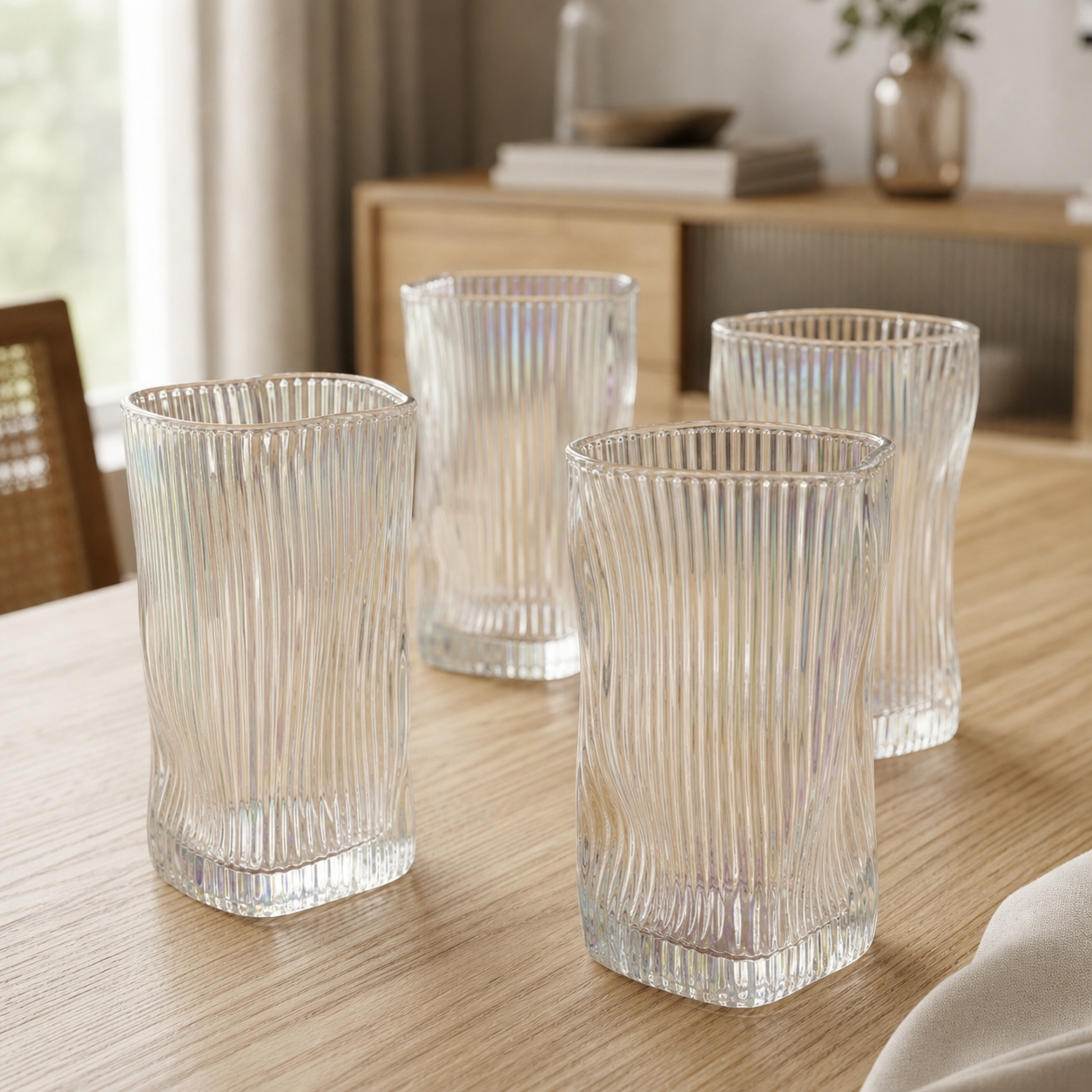 Set x6 vasos altos curved tornasol lifestyle RM42-90