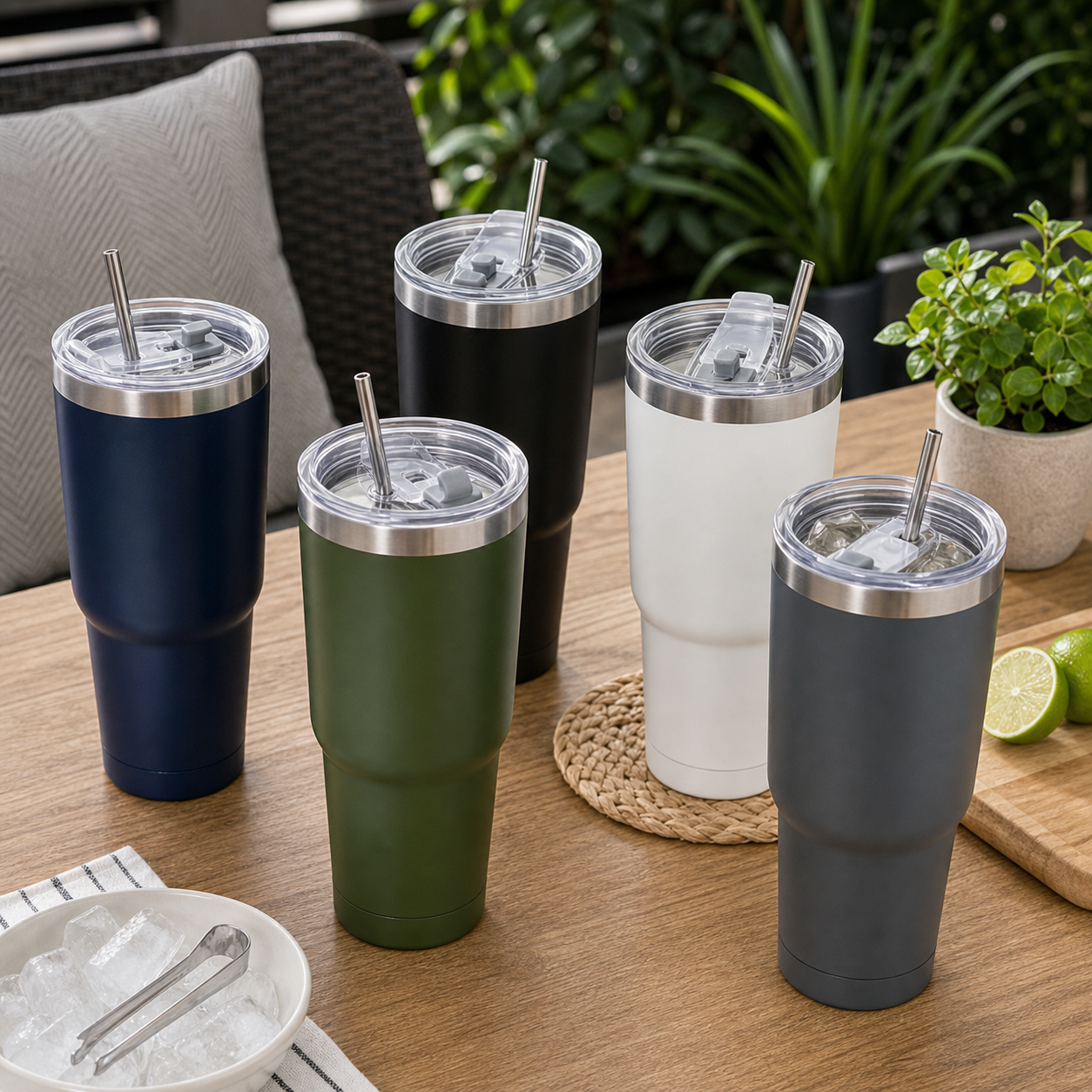 Vaso Termico con sorbete metálico lifestyle RM36-1