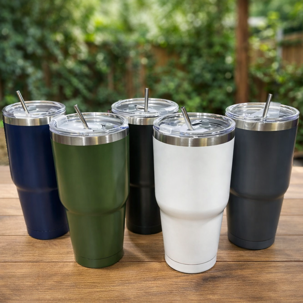 Vaso Termico con sorbete metálico