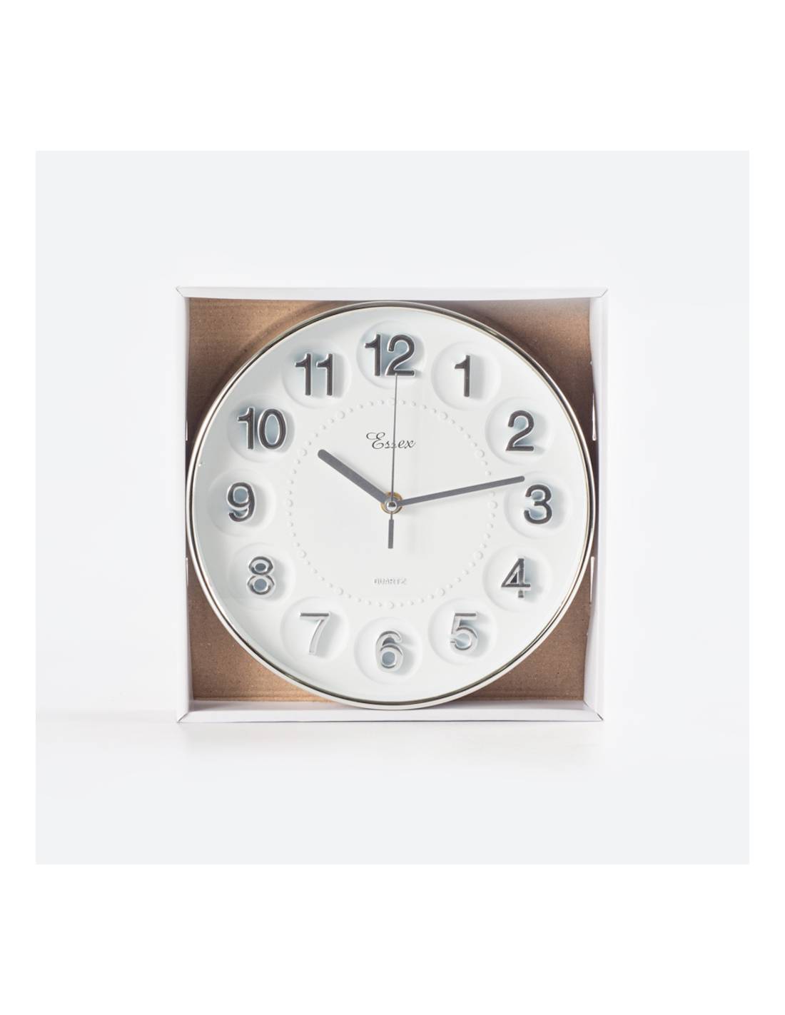 Reloj pared plata chico