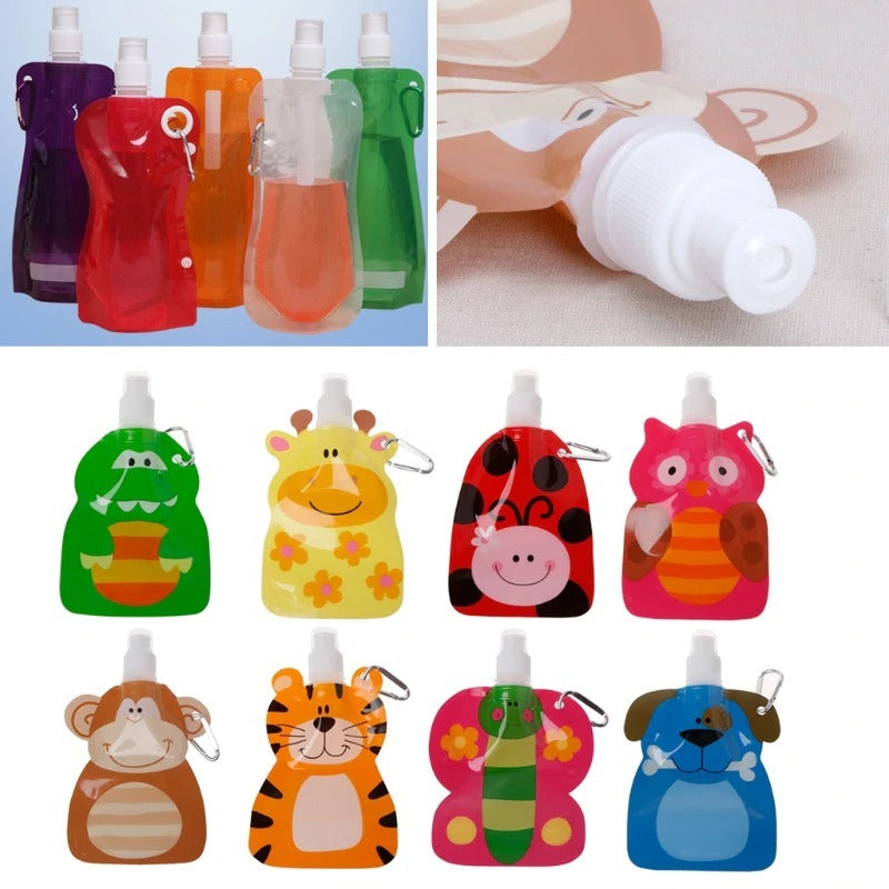 Botella plegable infantil por mayor - Bazar Mayorista
