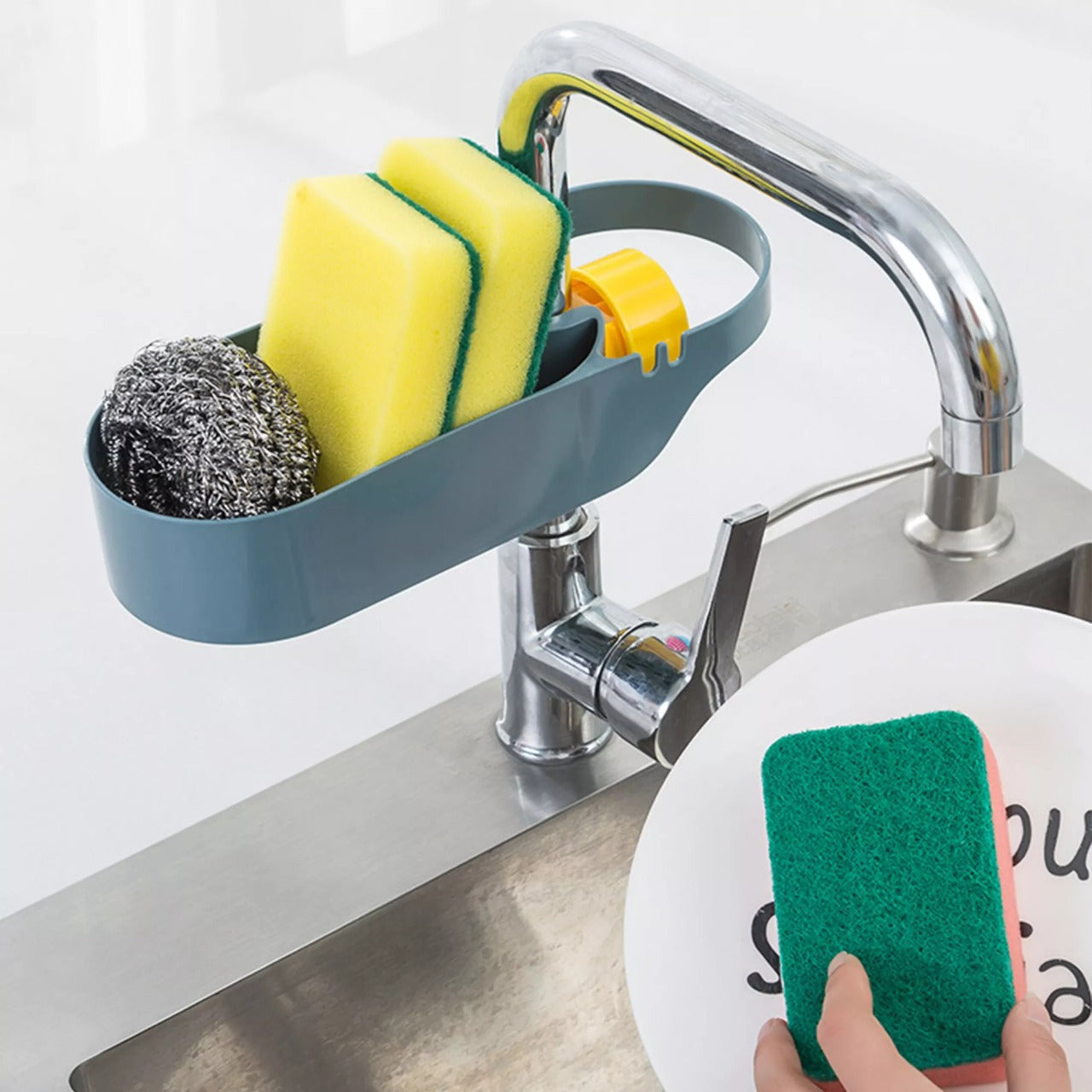 Organizador de cocina para canilla