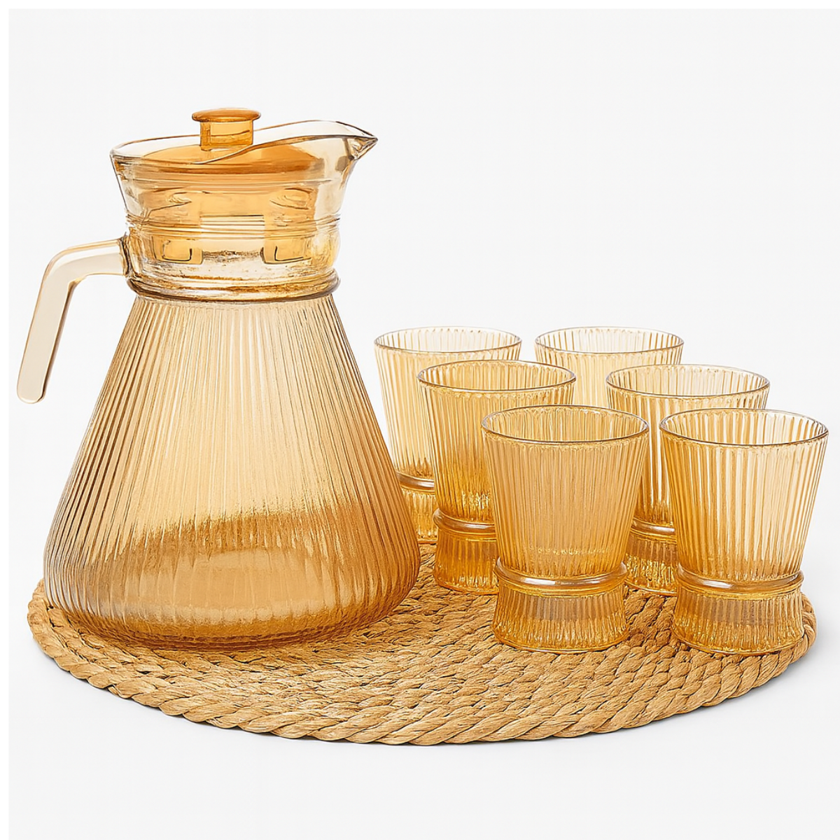 Set Jarra 1.6 lts y 6 vasos