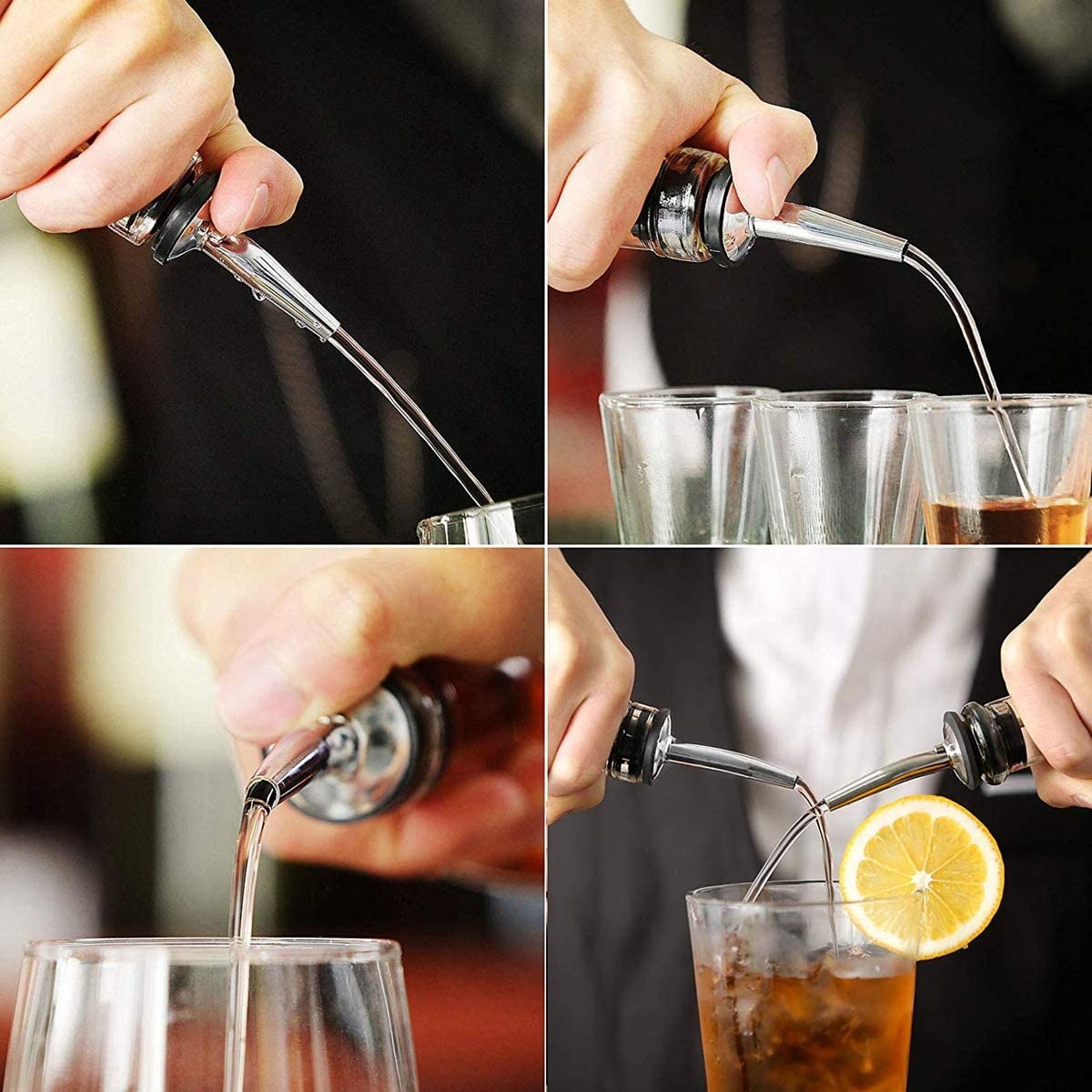 Pico para botella plata