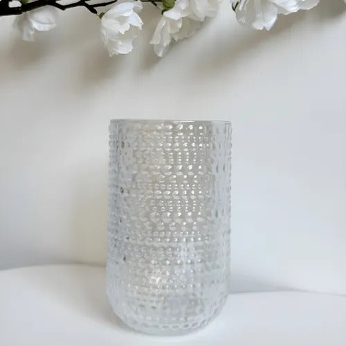 Vaso largo point tornasolado