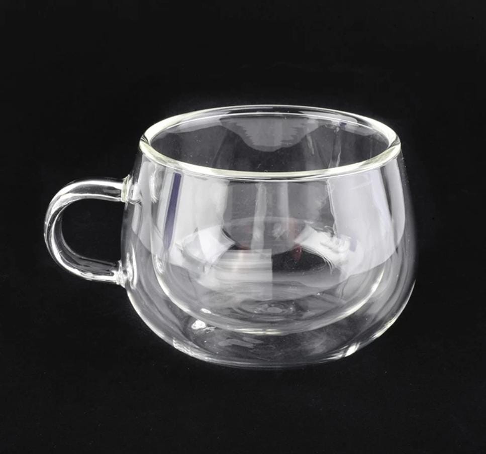 Taza doble vidrio cristal
