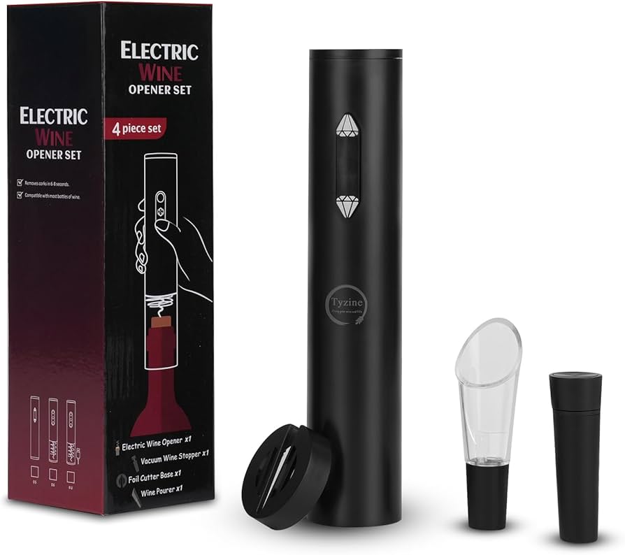 Destapador de vinos recargable con accesorios