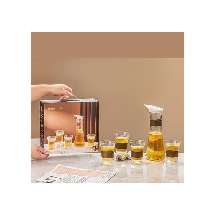 Jarra con 4 vasos line