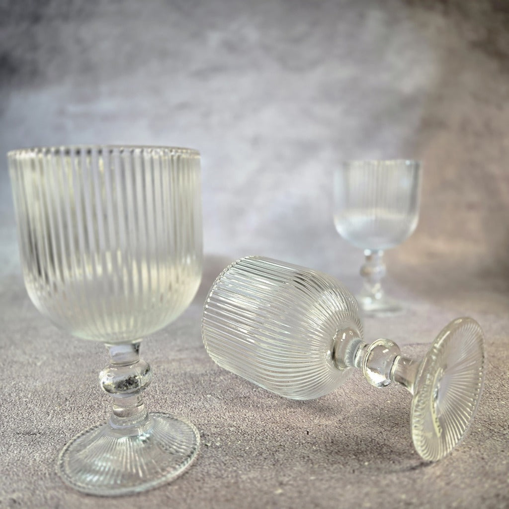 Copa de vino line tornasolada por mayor - Bazar Mayorista