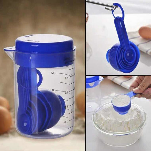 Cucharas medidoras con frasco contenedor