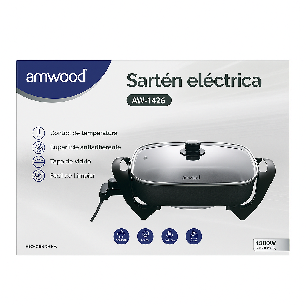 Sarten electrica amwood