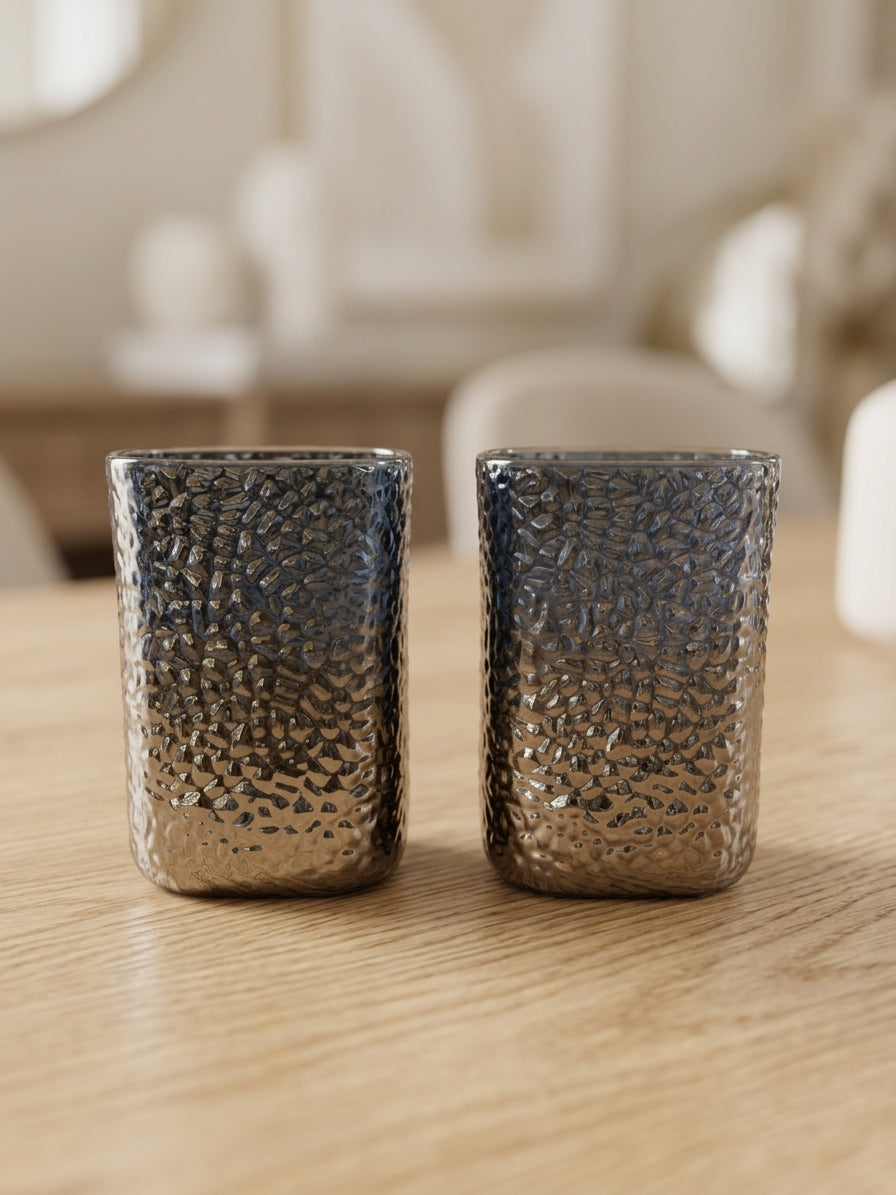 Set x6 vasos Square Mouth bajos por mayor - Bazar Mayorista