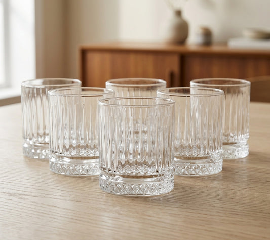 Set x6 vasos whisky Diamonds