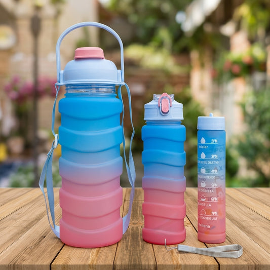 Set x3 botellas deportivas