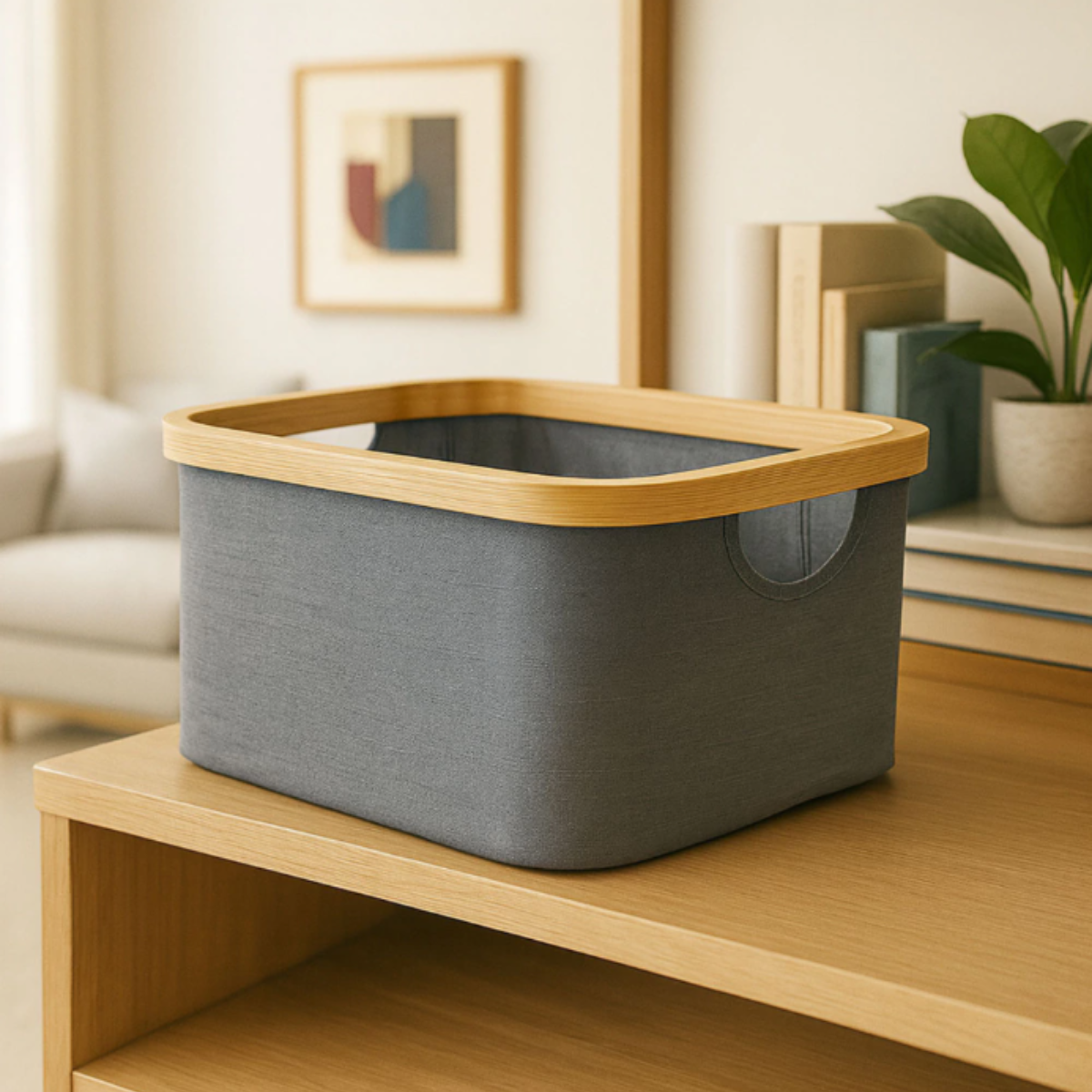 Cesto plegable bambú Chico