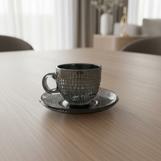 Set x 6 tazas café Dot Grey