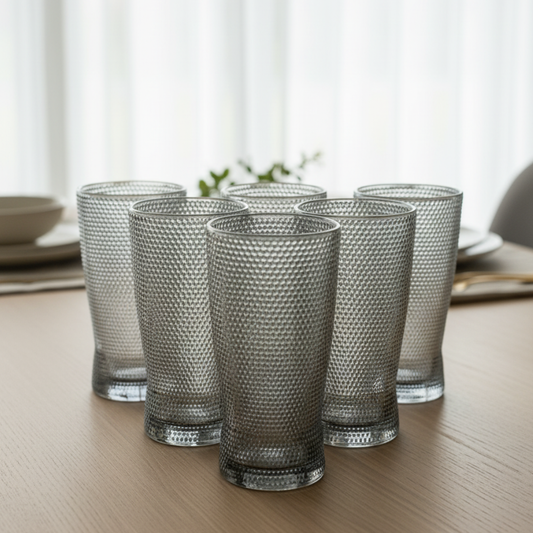 Set x 6 vasos altos Dot  Grey