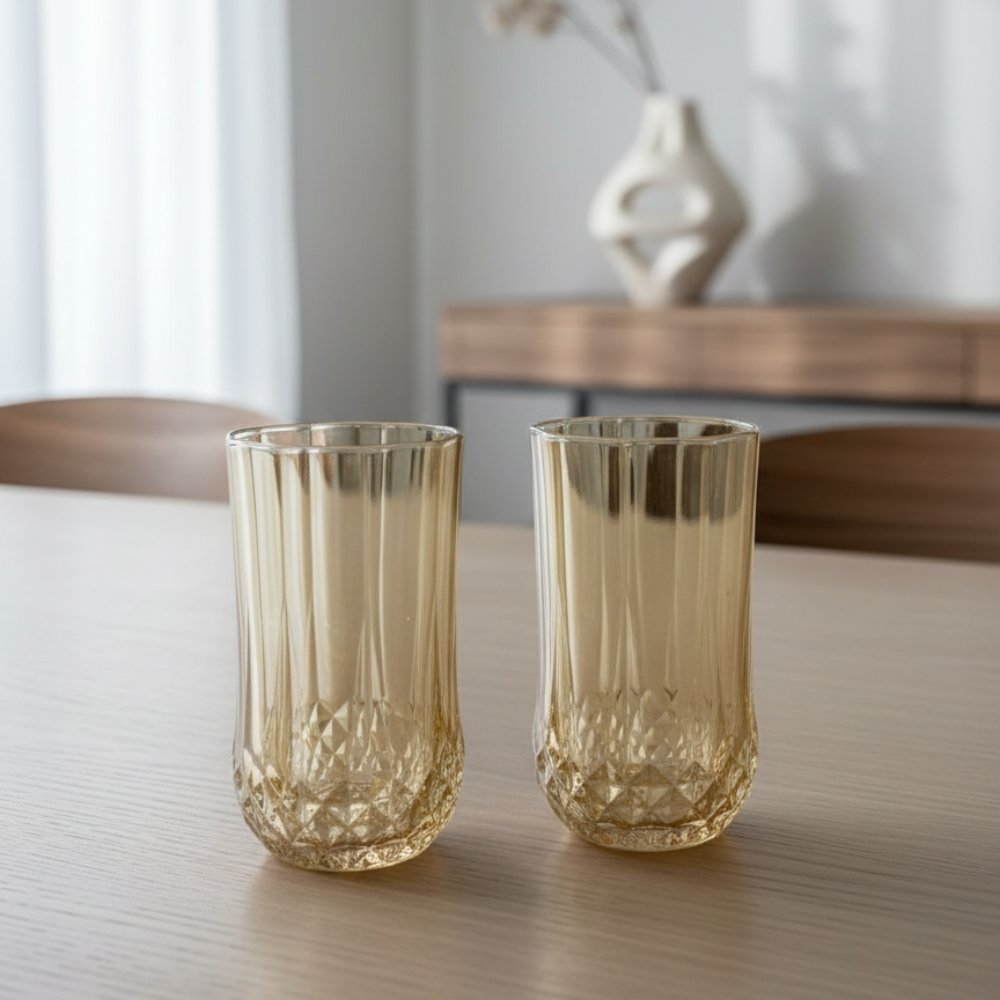 Set x 6 vasos altos Stylo Gold