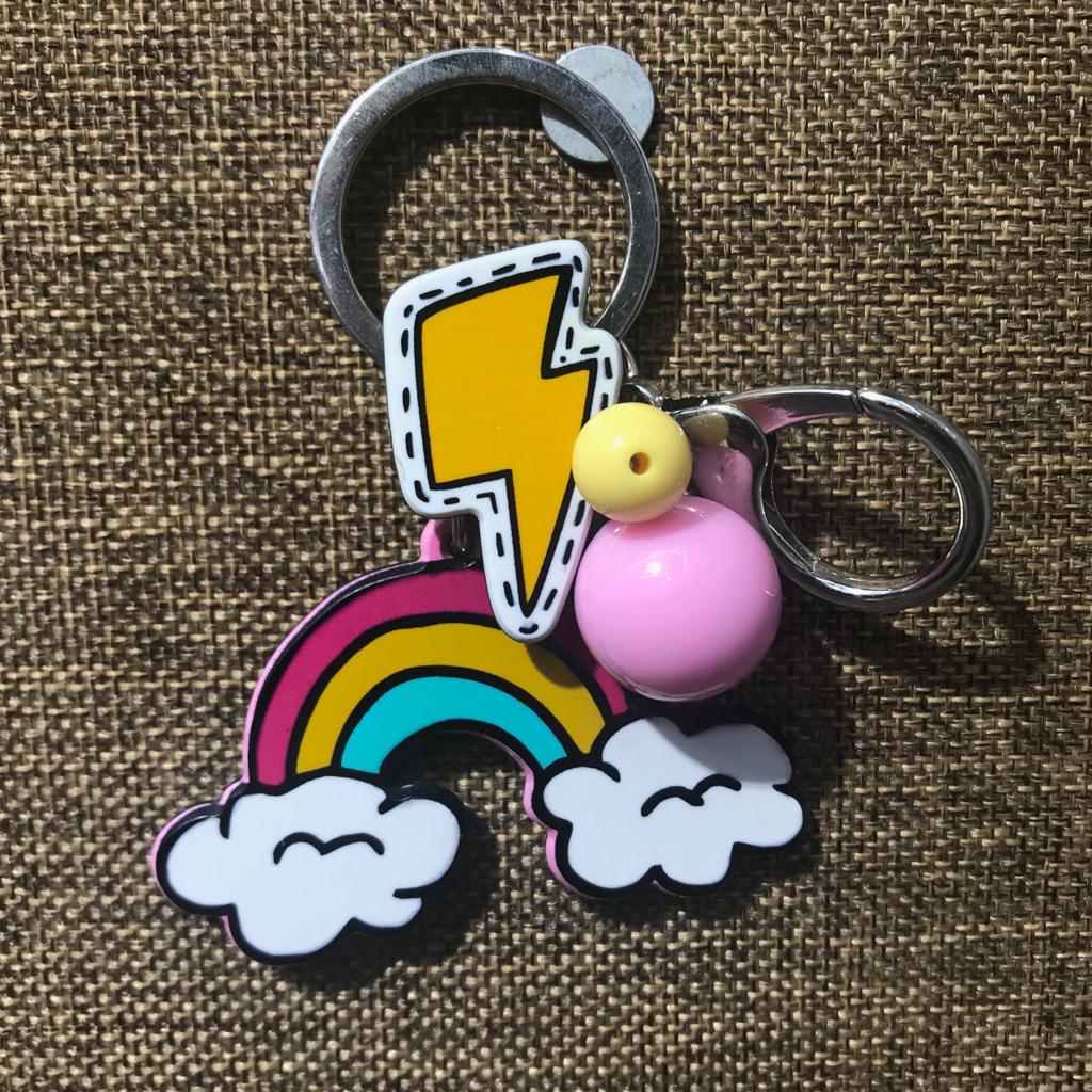 Llavero para celular unicornio