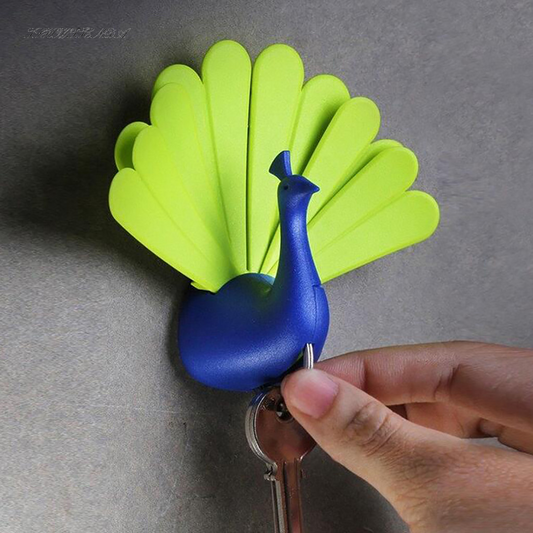 Portallaves pavo real