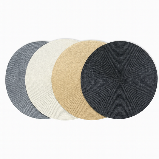 Individual redondo fibra natural