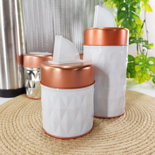 Set de yerbero y azucarero relieve