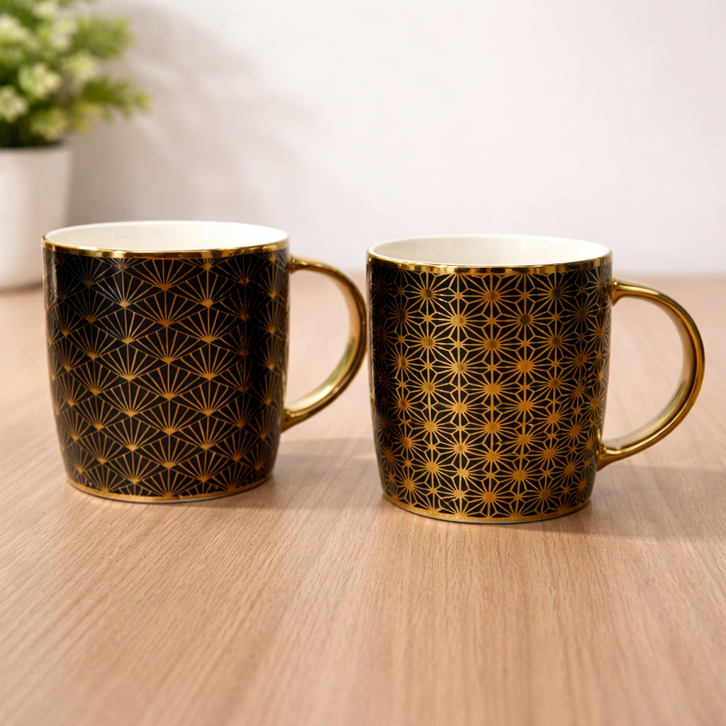 Taza Art Deco Gold