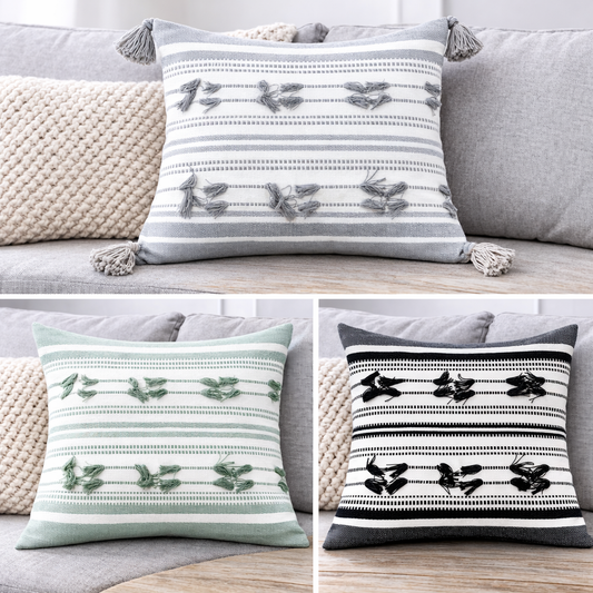 Funda de almohadón Boho