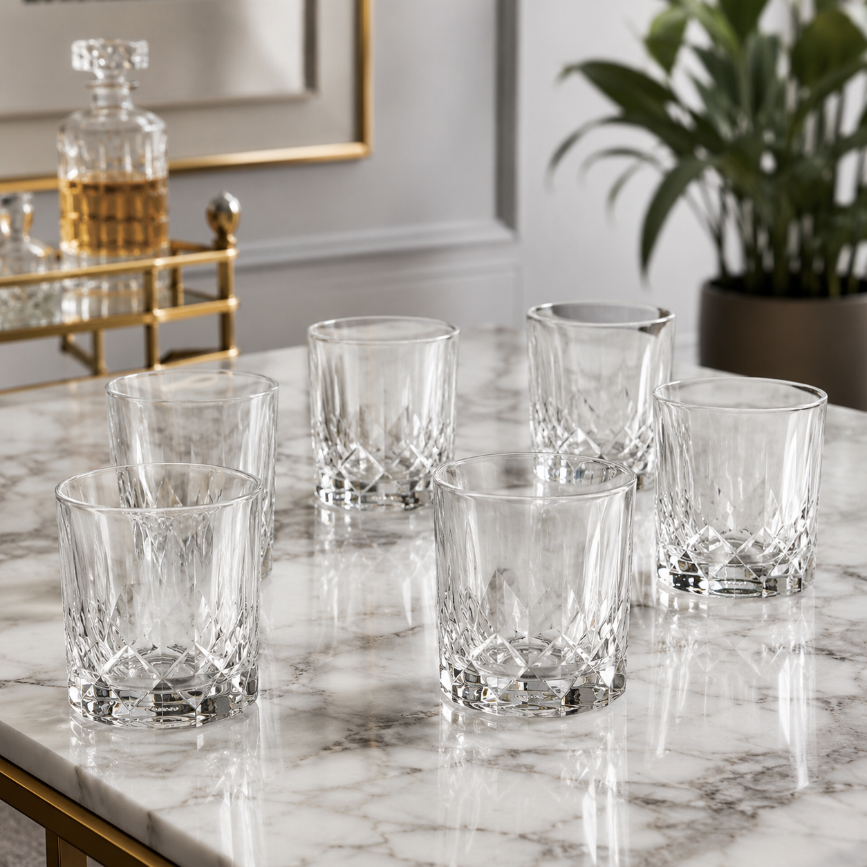 Vaso de whisky arena