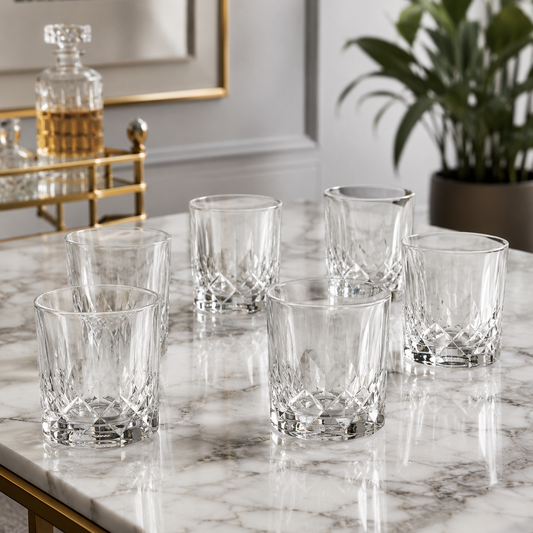 Vaso de whisky arena