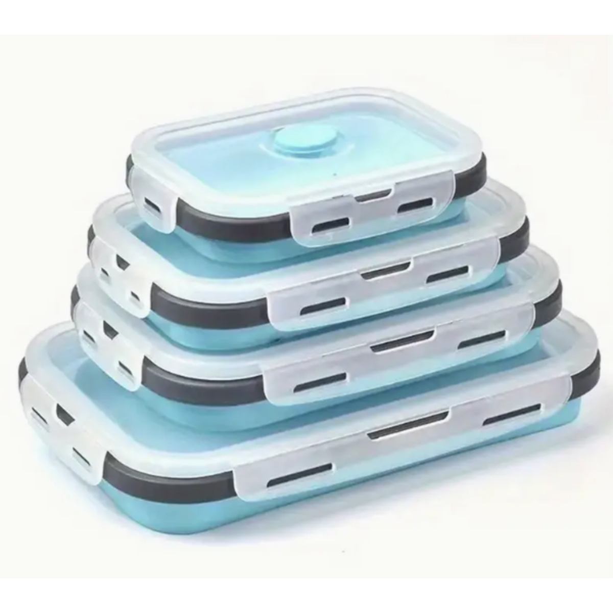 Vianda Plegable de Silicona Set x4