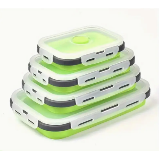 Vianda Plegable de Silicona Set x4