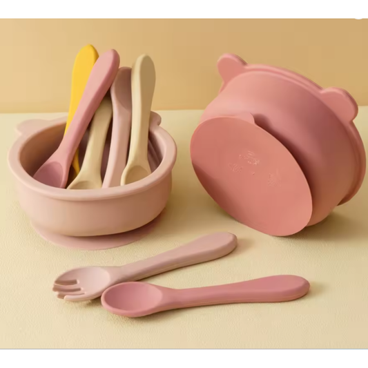 Set Infantil de Silicona x3 por mayor - Bazar Mayorista
