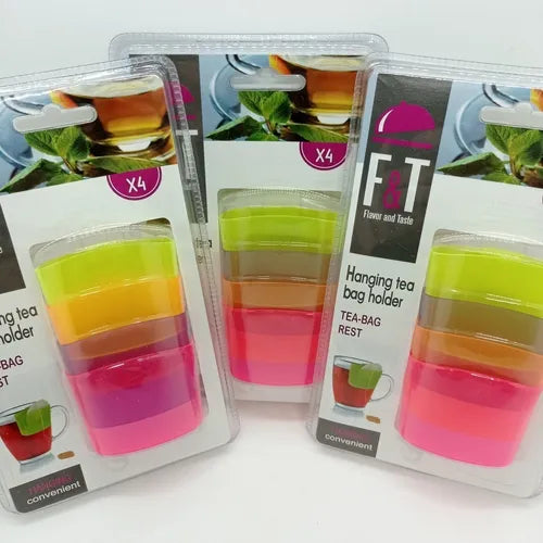 Set x 4 soportes para saquito de te