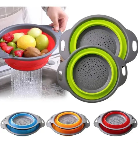 Colador plegable redondo