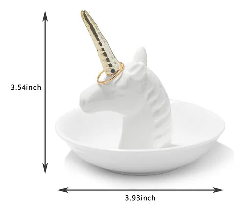 Porta anillos y alhajero unicornio