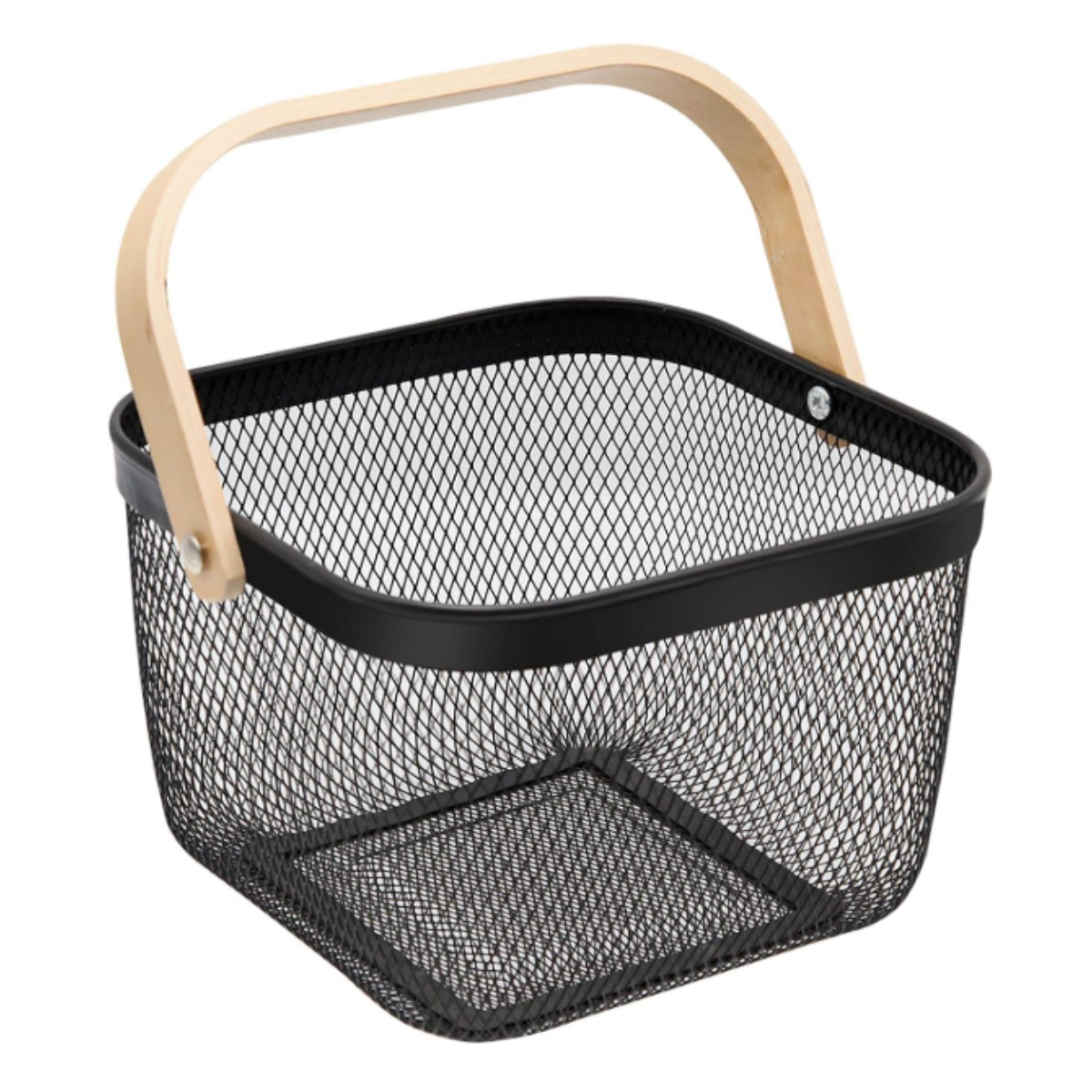 Canasto Metálico cuadrado Chico