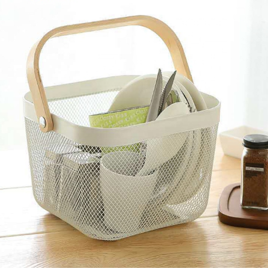 Canasto Metálico cuadrado Chico