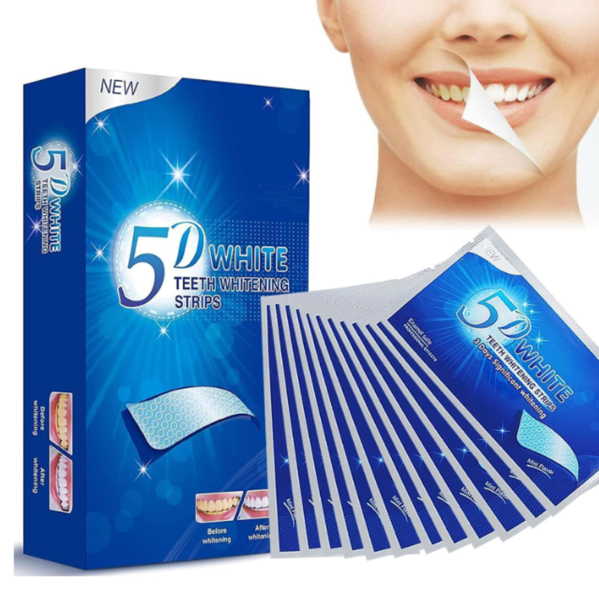 Tiras Blanqueadoras Dentales