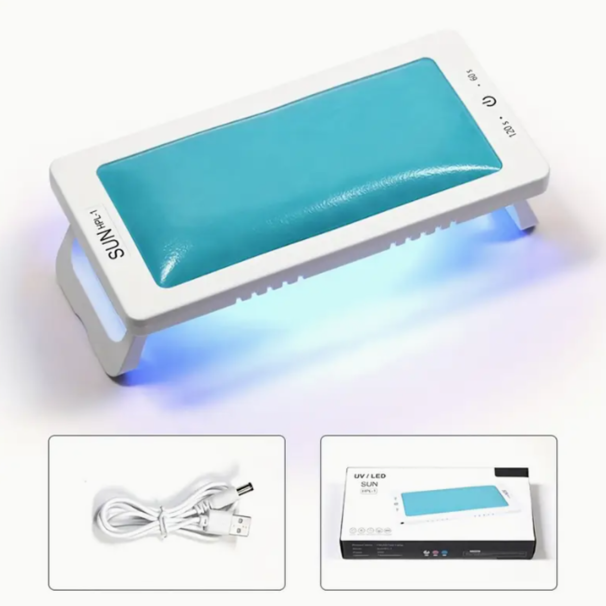 Cabina plegable con apoya mano