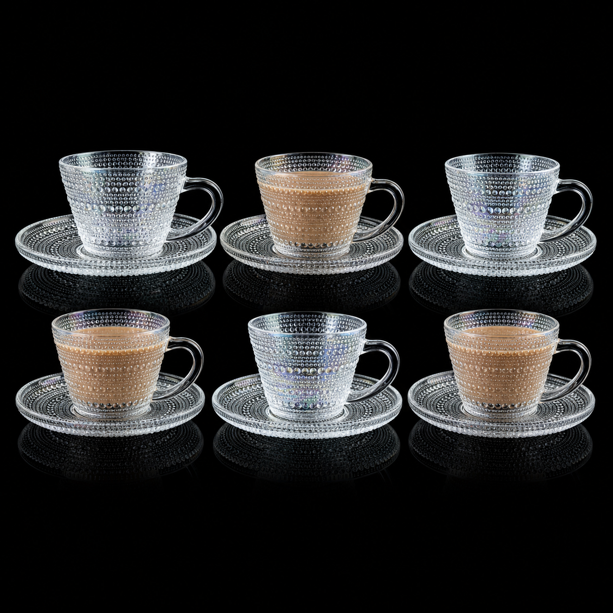 RM26-108 - Set tazas cafe point tornasolado