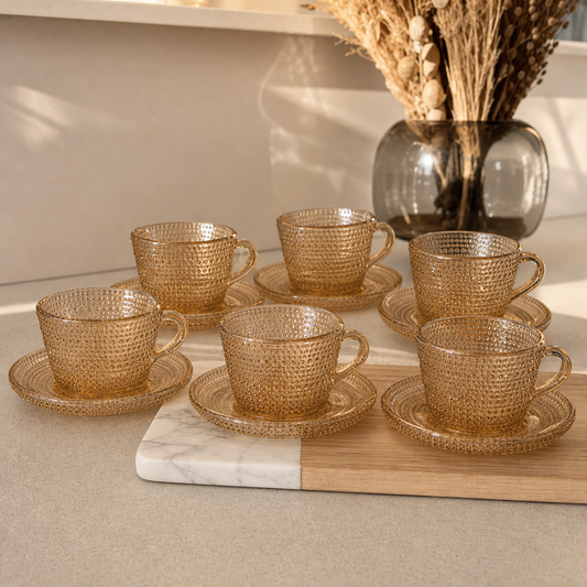 RM26-110 - Set tazas cafe point gold