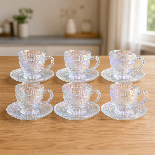 RM26-117 - Set tazas cafe flower Tornasol